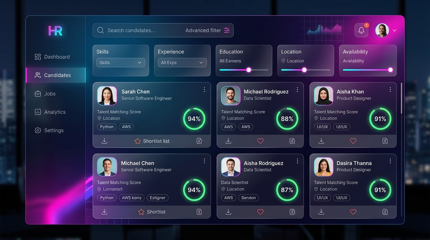 Búsqueda de currículums en base de datos